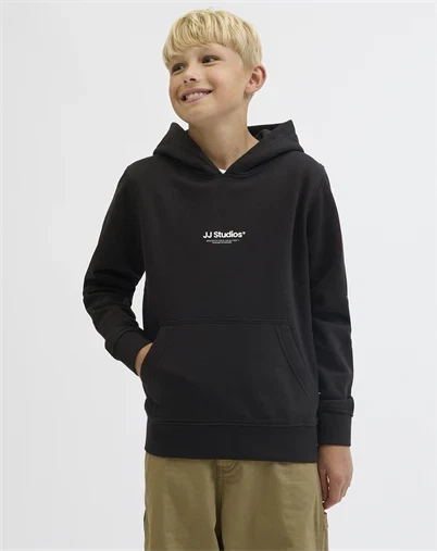 Jack & Jones Junior - JJESoho Sweat Hoodie - Black